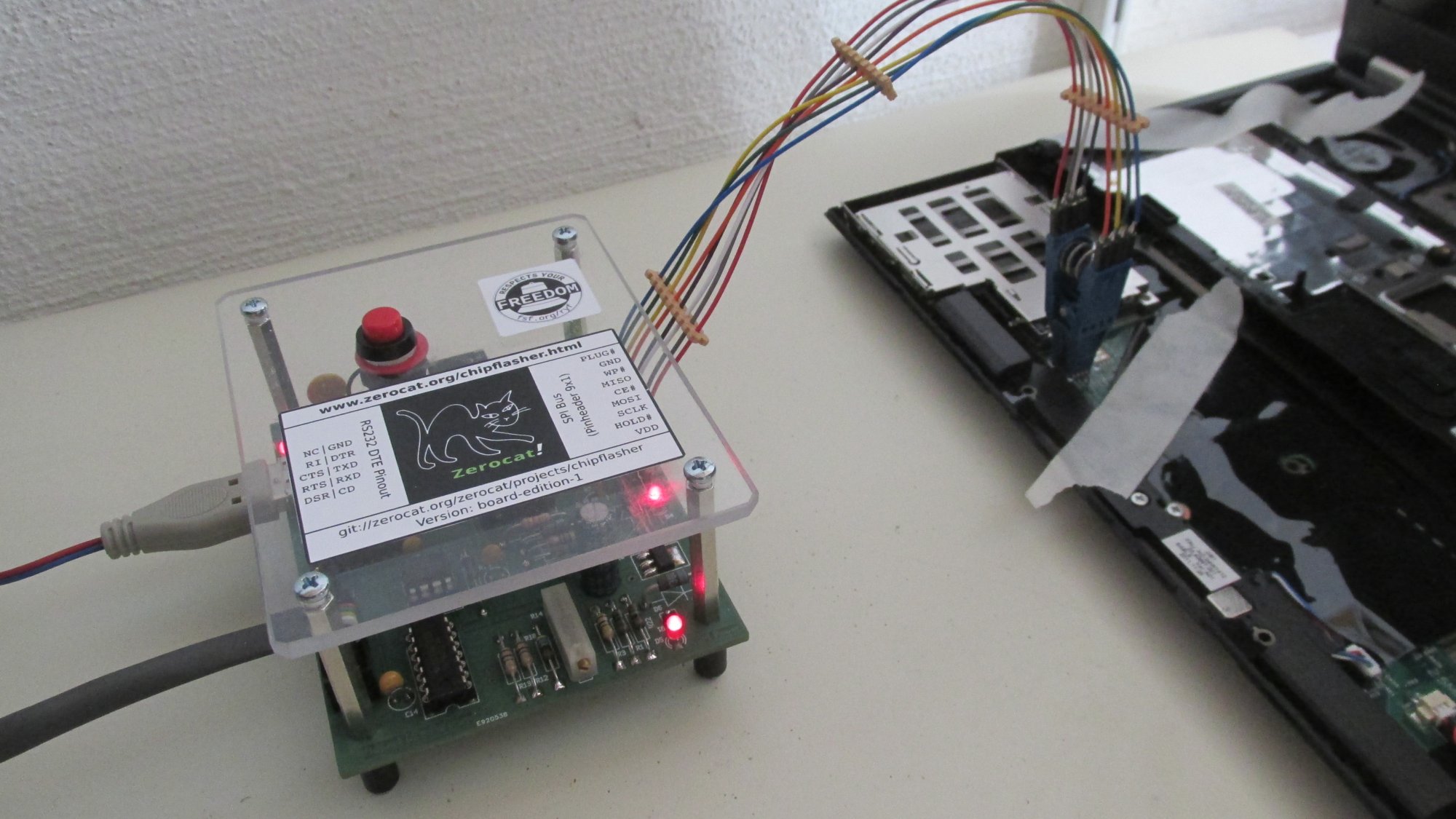 Chipflasher in Aktion